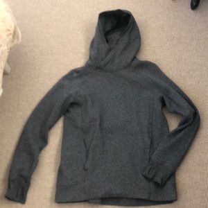 Lululemon hoodie SOLID CHARCOAL, size 6
